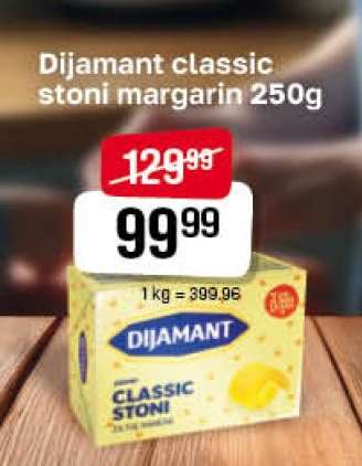 Dijamant classic stoni margarin 250g