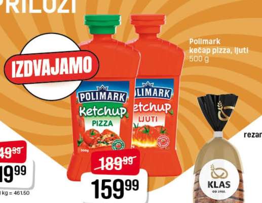 Polimark kečap pizza, ljuti