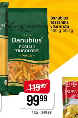 Danubius Fusilli Tricolore