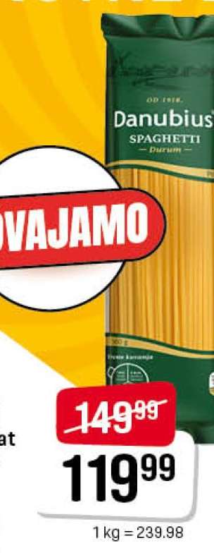 Danubius Spaghetti Durum