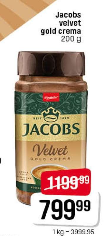 Jacobs Velvet Gold crema