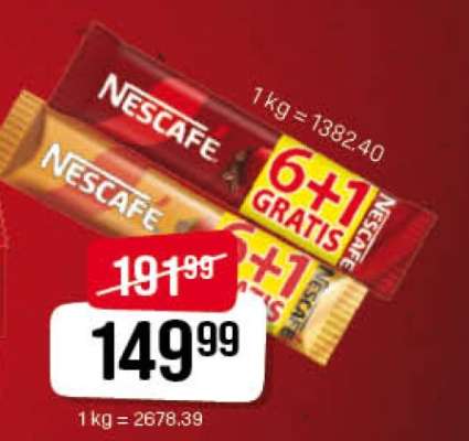 NESCAFÉ 6+1 GRATIS