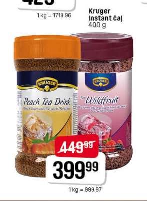 Kruger Instant čaj 400 g