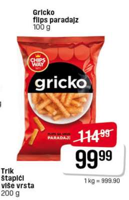 Gricko flips paradajz