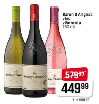 Baron D Arignac vino