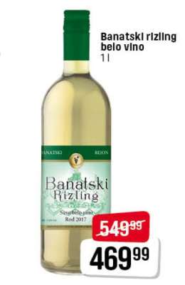 Banatski rizling belo vino
