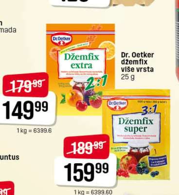 Dr. Oetker džemfix
