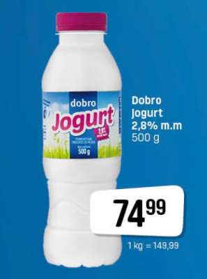 Dobro jogurt 2,8%m.m.