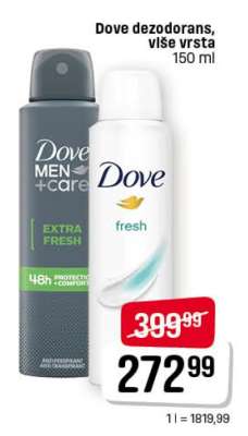 Dove dezodorans više vrsta