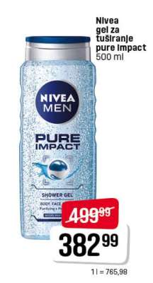 Nivea gel za tuširanje pure Impact