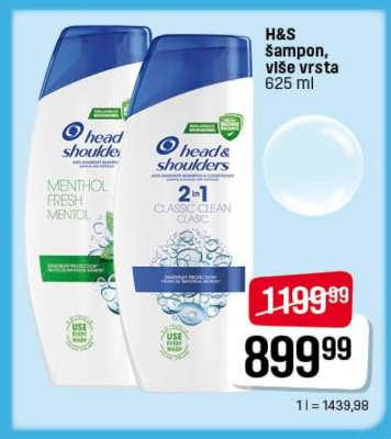 H&S šampon više vrsta