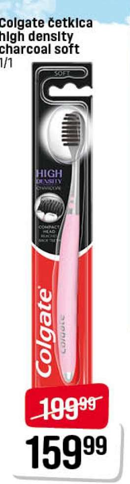 Colgate Četkica high density charcoal soft