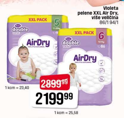 Violeta pelene XXL Air Dry