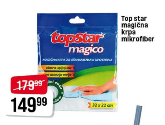 Top star magična krpa mikrofiber