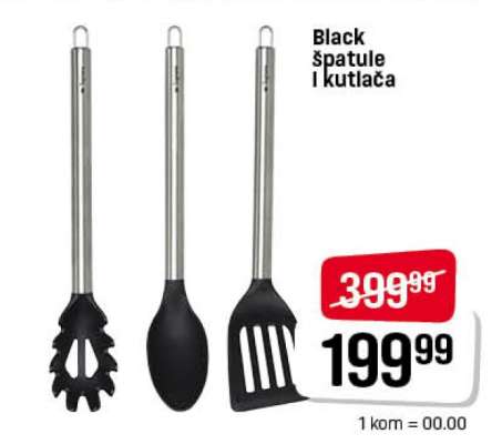 Black špatule i kutlača