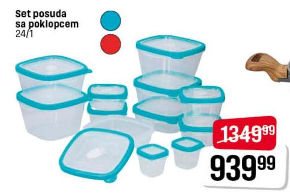 SET POSUDA SA POKLOPCEM