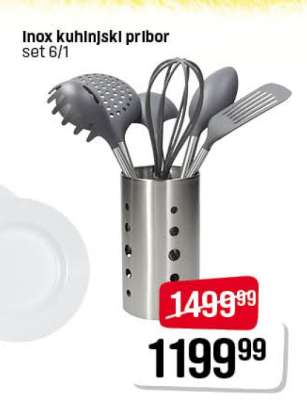 Inox kuhinjski pribor set 6/1