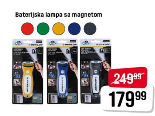 Baterijska lampa sa magnetom