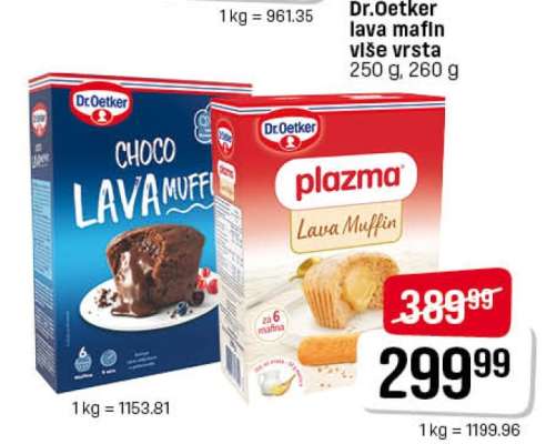 Dr. Oetker lava mafin