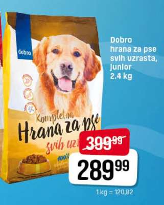 Dobro hrana za pse svih uzrasta, Junior 2.4 kg