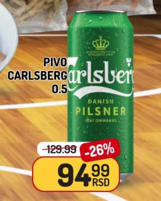 Pivo Carlsberg 0.5