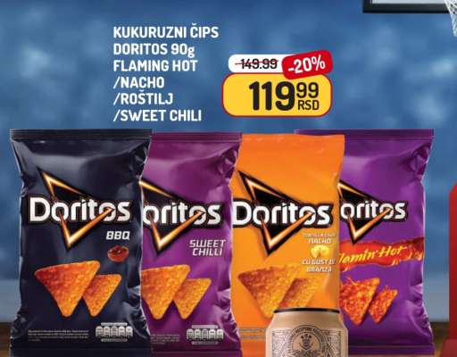 Kukuruzni čips Doritos 90g