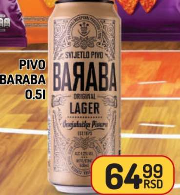 Pivo Baraba 0,5l