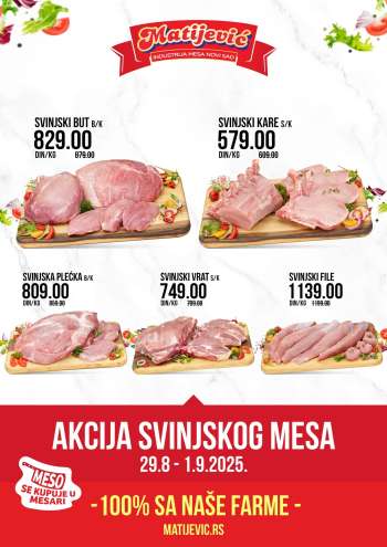 Matijević katalog - 29.08.2025 - 01.09.2025.