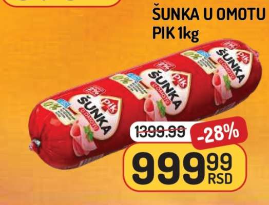 ŠUNKA U OMOTU PIK 1kg