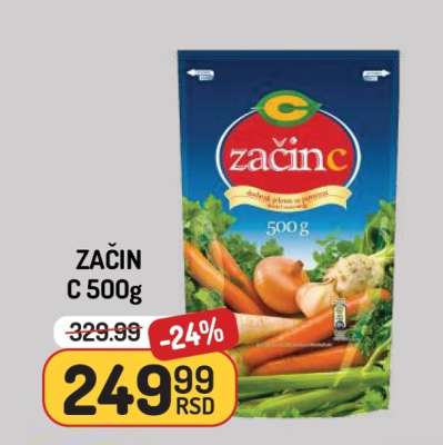 začin C 500g