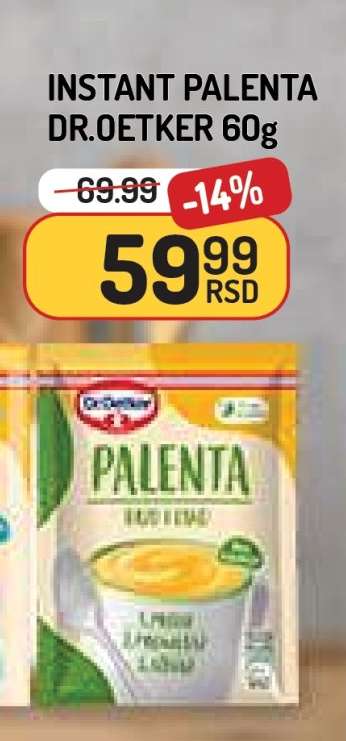 Instant palenta Dr. Oetker 60g