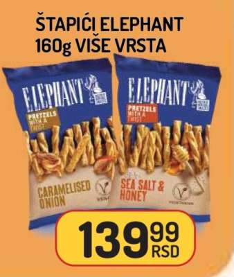 Štapići Elephant 160g