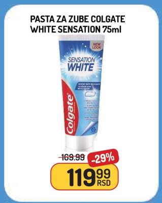 PASTA ZA ZUBE COLGATE WHITE SENSATION 75ml