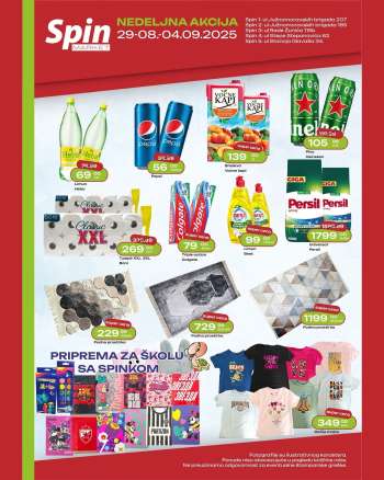 Spin Market katalog - 29.08.2025 - 04.09.2025.