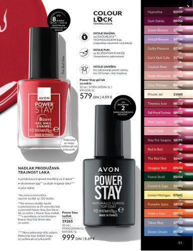 Avon katalog - 01.09.2025 - 30.09.2025. Stranica 81