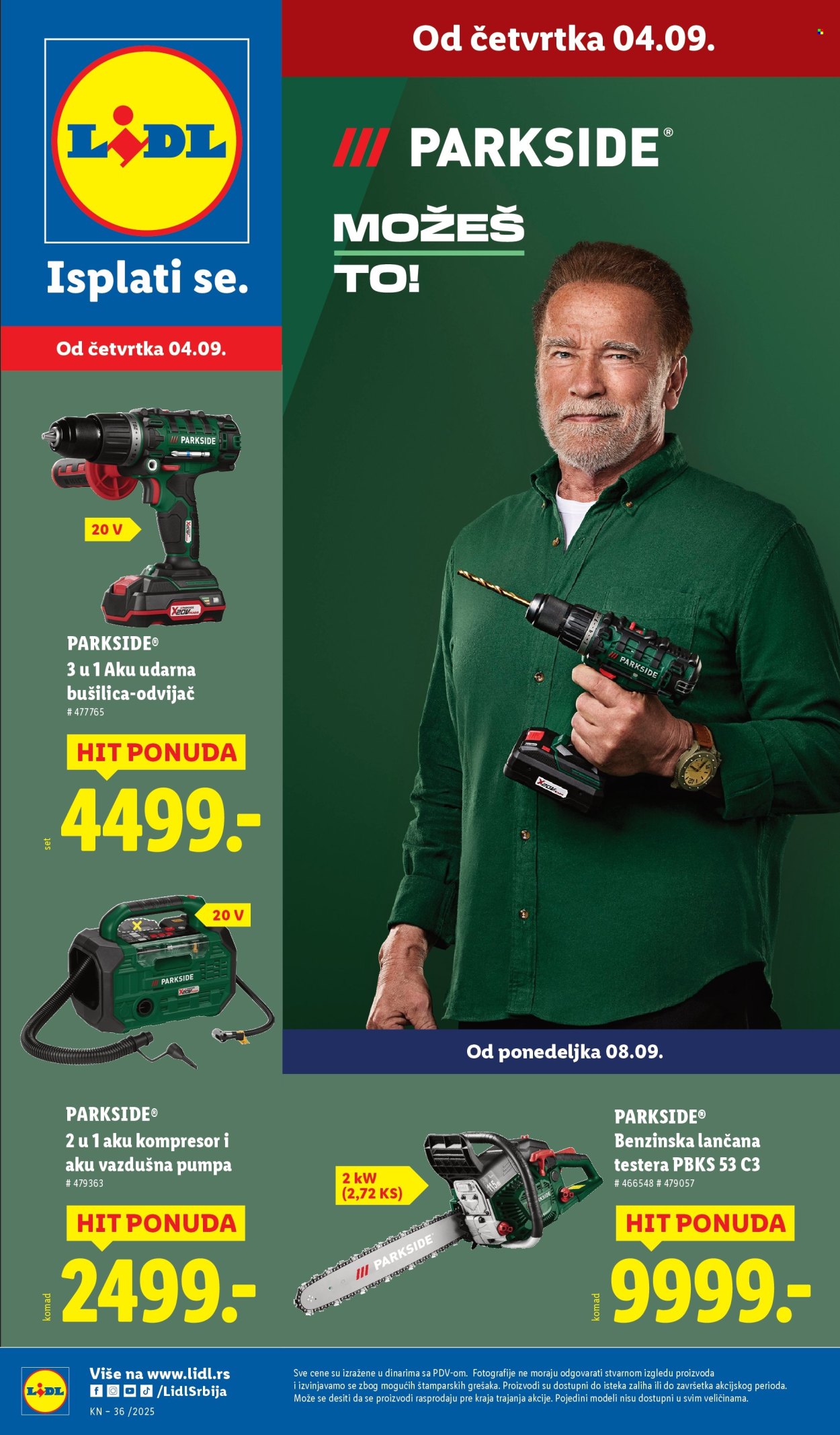 Lidl katalog - 04.09.2025 - 10.09.2025. Stranica 1