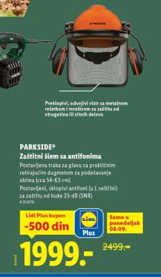 PARKSIDE Zaštitni šlem sa antifonima