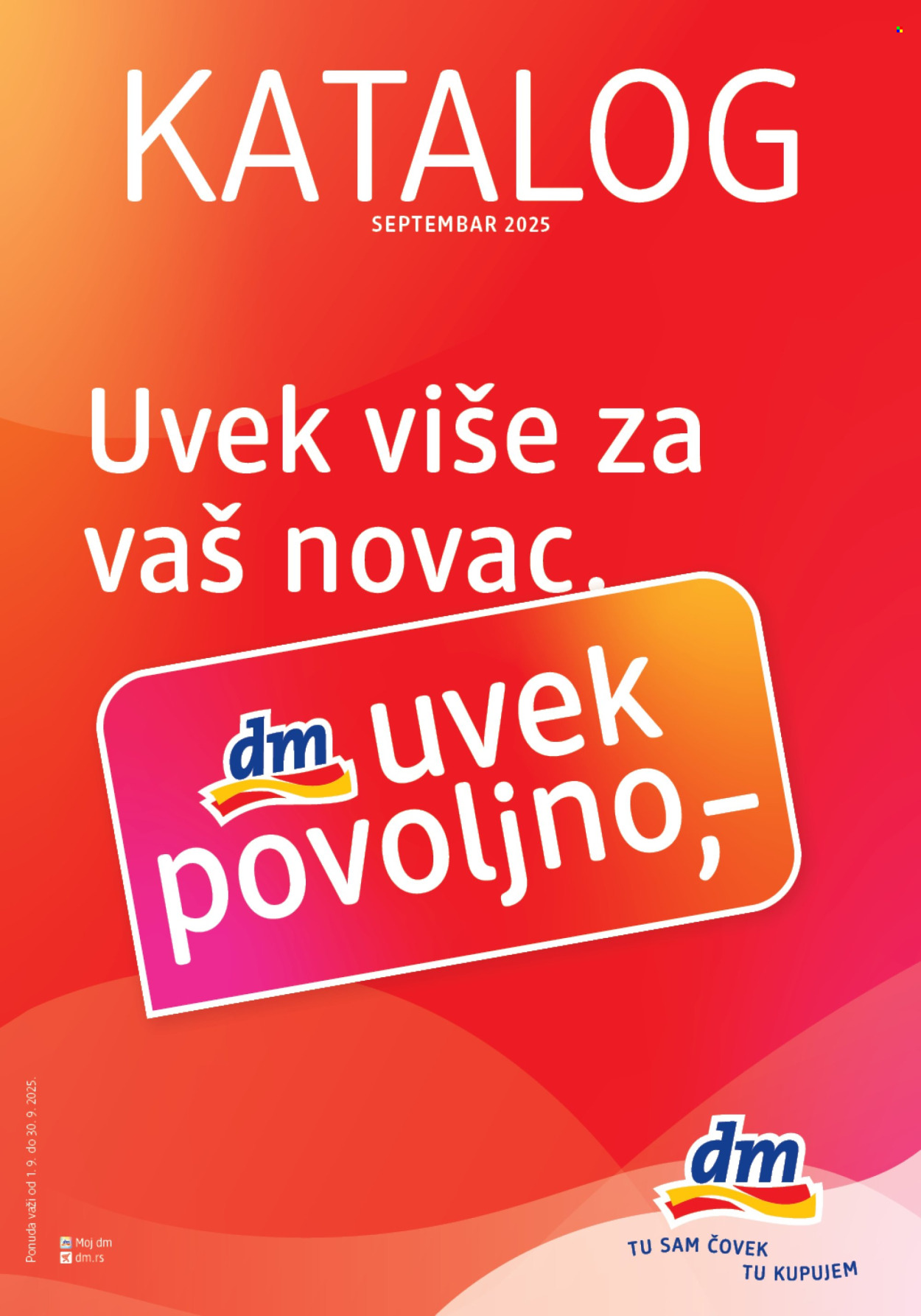 dm drogerie katalog - 01.09.2025 - 30.09.2025. Stranica 1
