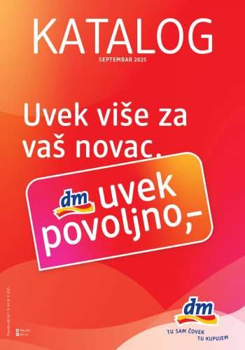 dm drogerie katalog - 01.09.2025 - 30.09.2025.