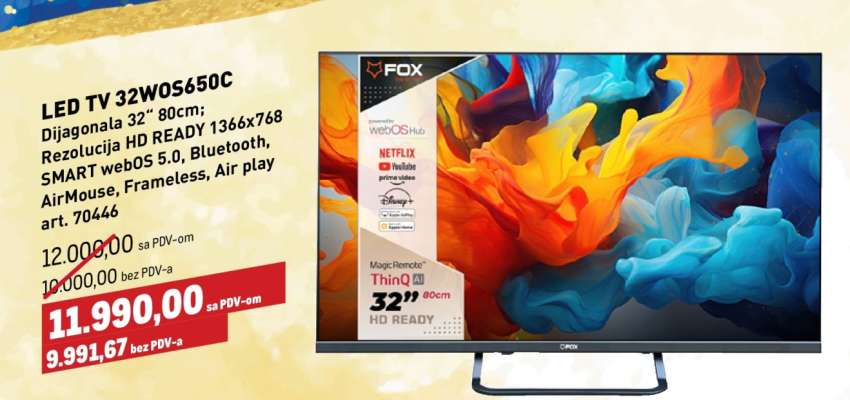 LED TV 32WOS650C