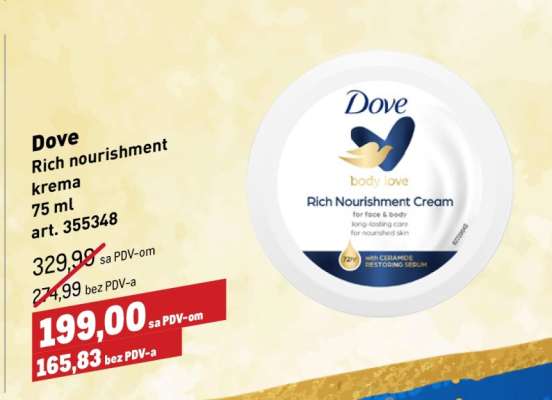 Dove Rich Nourishment Cream
