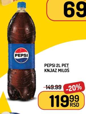 Pepsi 2L PET Knjaz Miloš