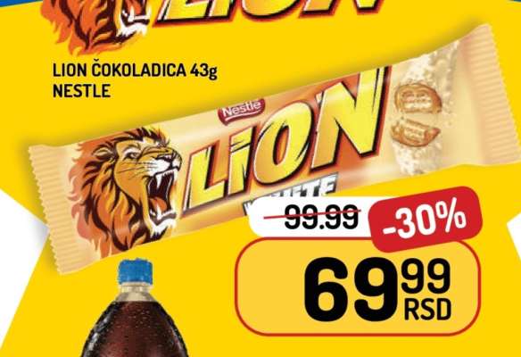 LION ČOKOLADICA 43g
