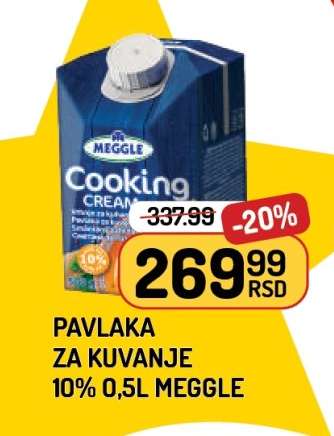 Pavlaka za kuvanje 10% 0,5L Meggle