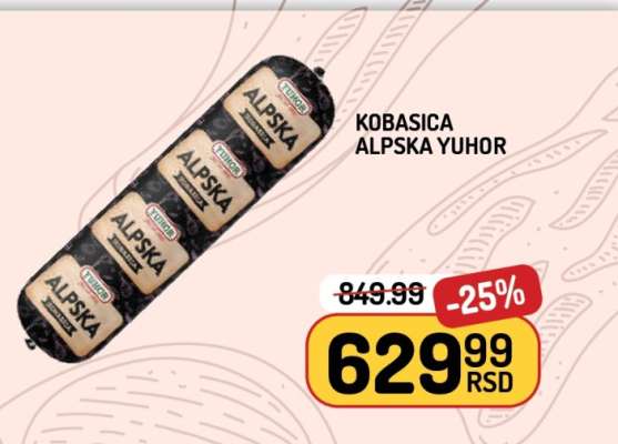 Kobasica alpska Yuhor