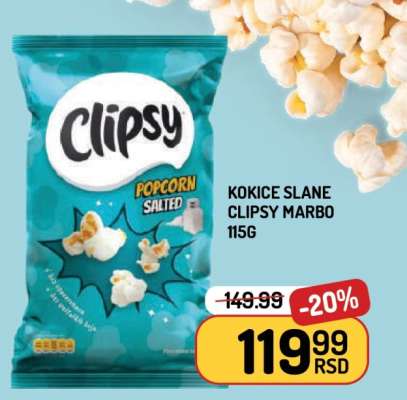 Kokice Slane Clipsy Marbo 115g