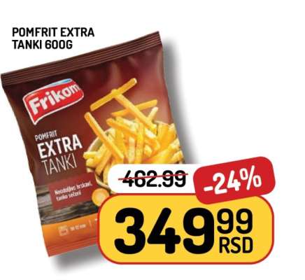 Pomfrit Extra Tanki 600g