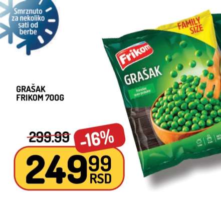 Grašak Frikom 700g