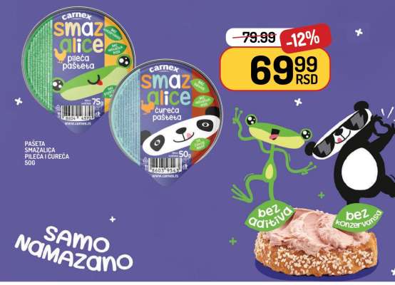 Carnex Smazalice pašteta