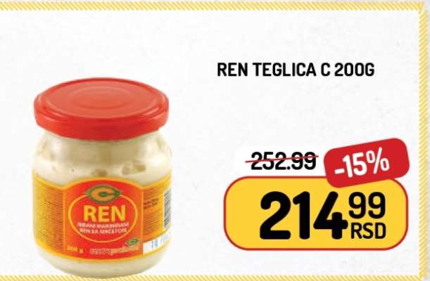 Ren teglica C, 200g
